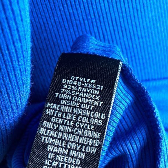 New SANCTUARY Essentials Rib Shift Dress XL blue - Picture 7 of 8